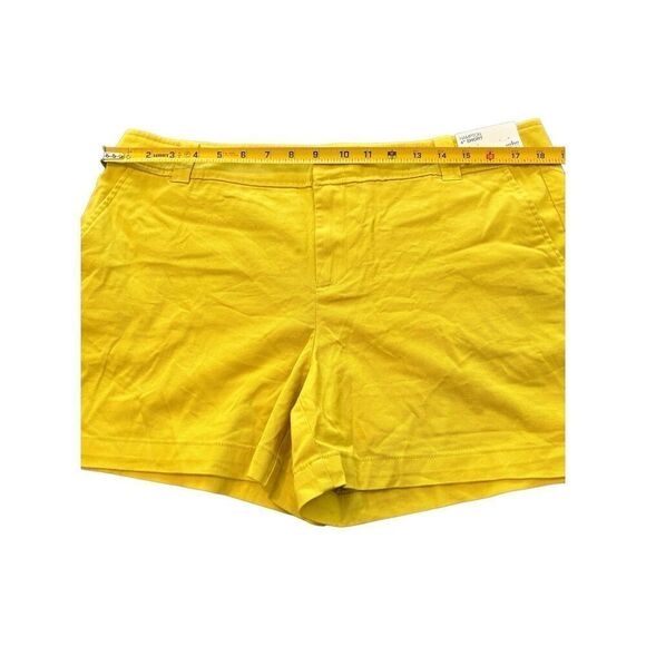 New York & Company lemon green Shorts Size 12 - Picture 3 of 10